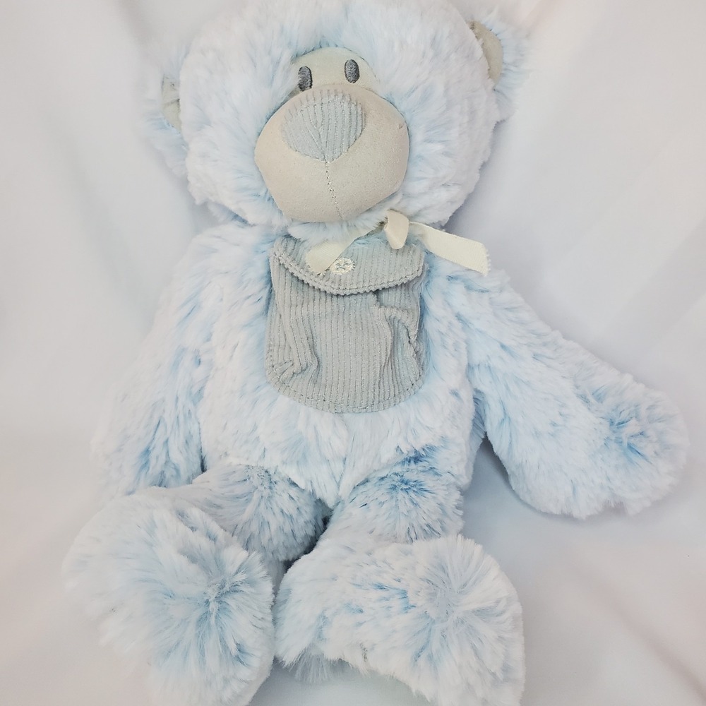 Demdaco Pocket Prayer Bear Plush Stuffed Animal Baby‎ Blue